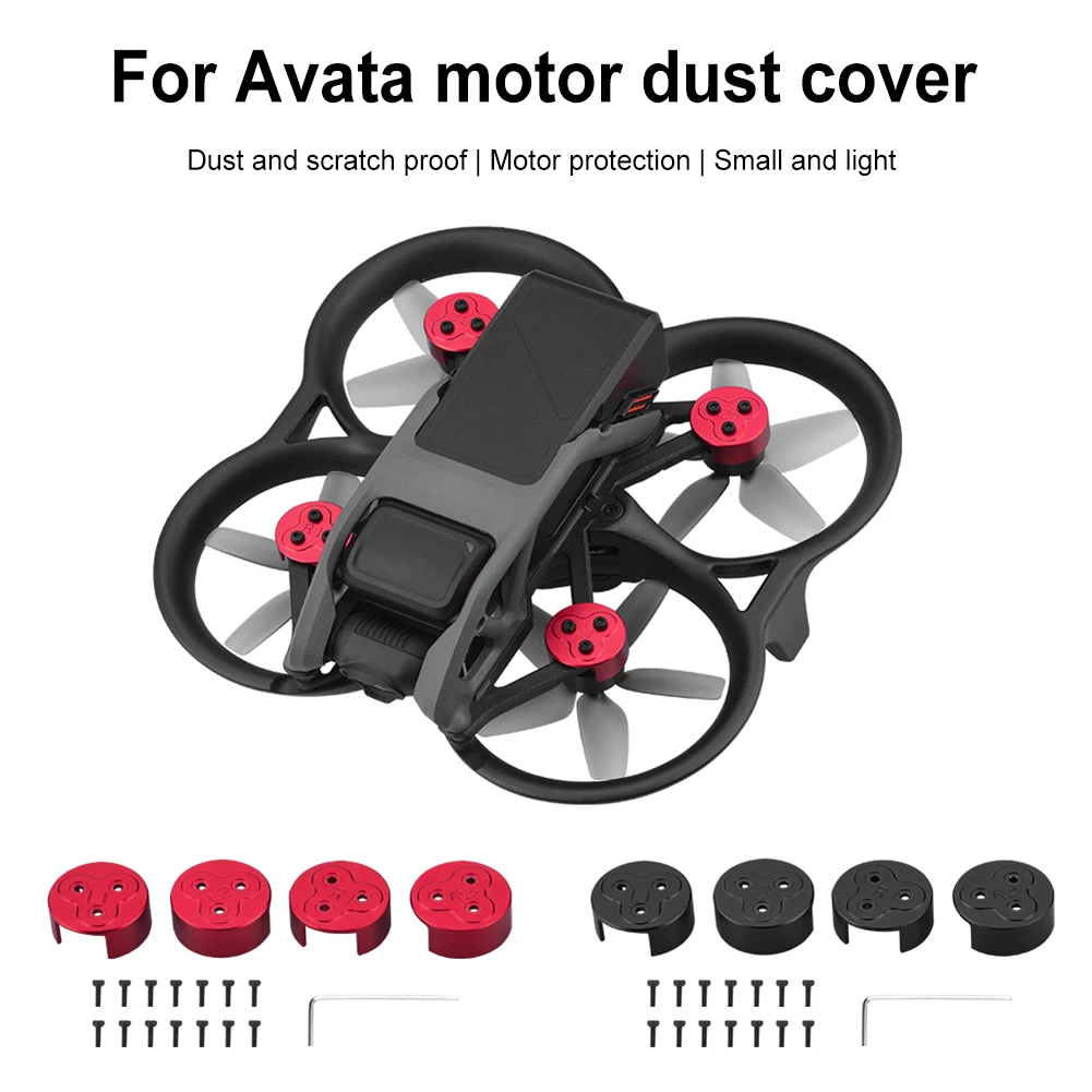 

Крышка двигателя из алюминиевого сплава пыленепроницаемый защитный чехол для двигателя маленькие ультрасветильник кие ударопрочные аксессуары для дрона DJI Avata