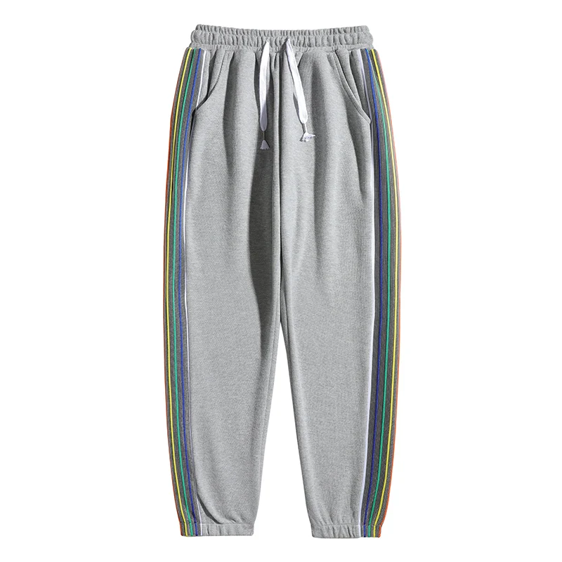 

Мужские модные кружевные повседневные спортивные брюки 9/10, универсальные повседневные спортивные брюки для небольших ног