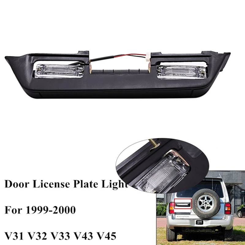 

License Plate Light Tail Gate Door Registration License Plate Light For Mitsubishi Pajero Montero Shogun MK II 2 90-2000