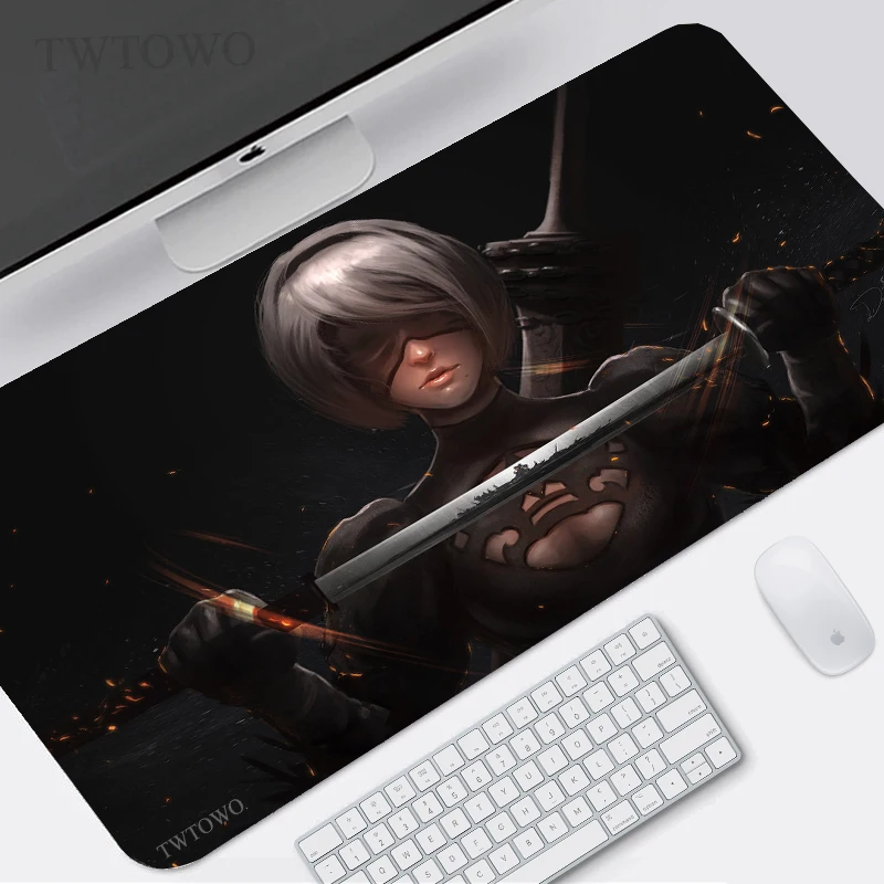 Пикантный коврик для мыши Nier Automata 2b геймерский большой размера XL домашний XXL из