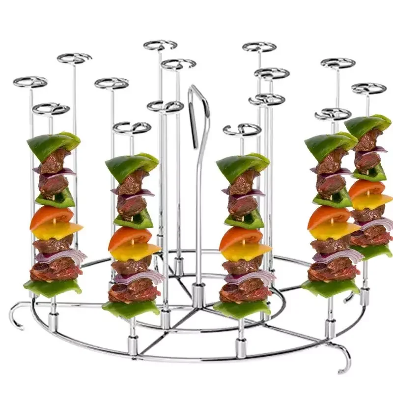 

NEW2023 Vertical Skewer Durable Air Fryer Vertical Skewer Air Fryer Grill For Home Kitchen For Dehydrator Rack