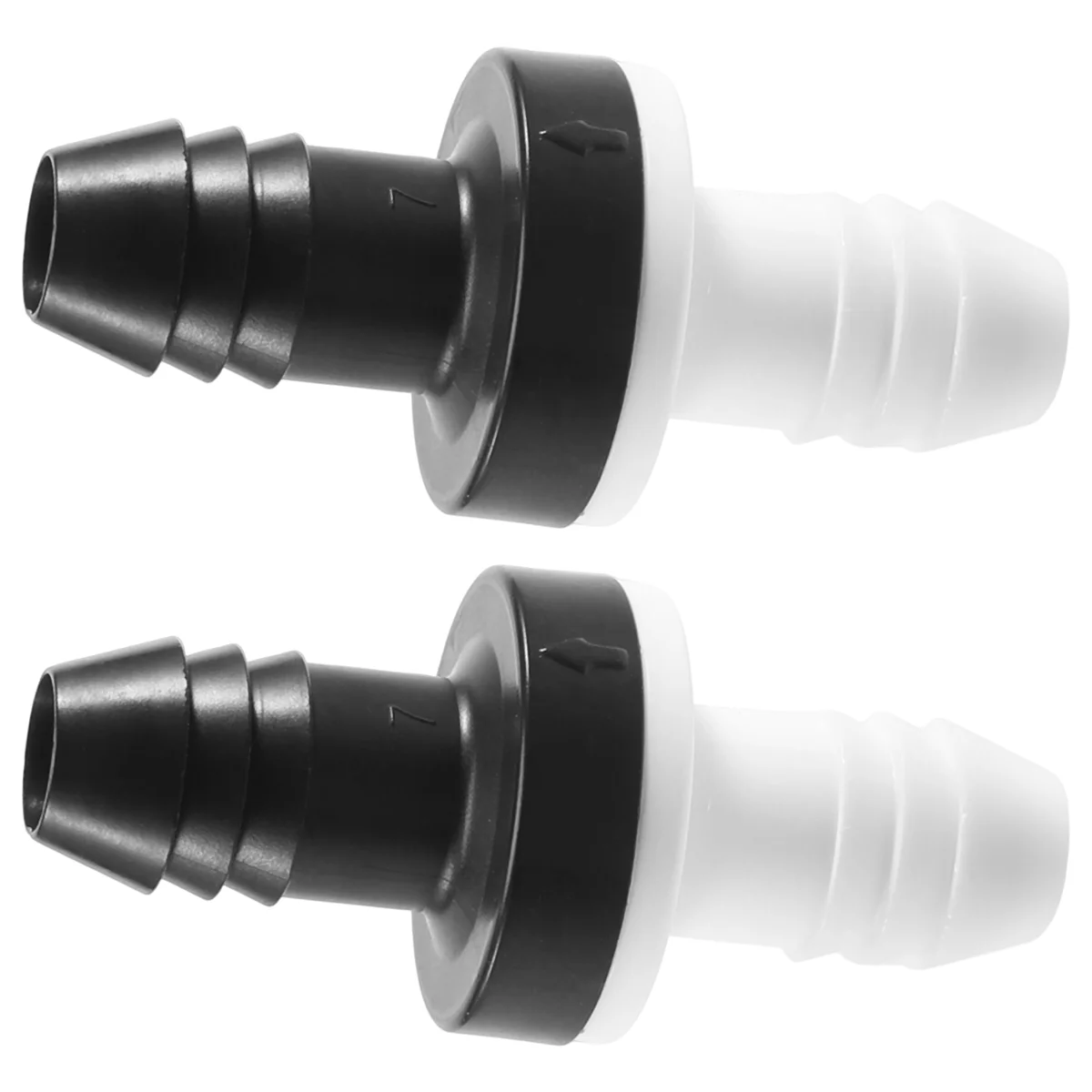 2 шт. 3/8 дюйма 10 мм линейный ABS односторонний обратный клапан для воды топливного