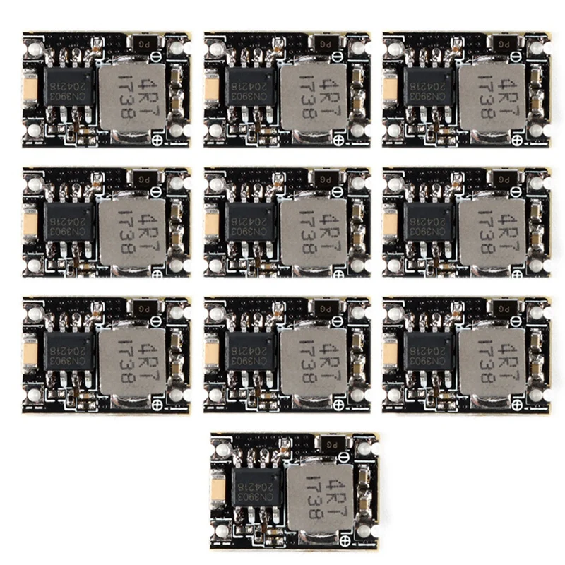 

10Pcs 3A Mini DC-DC Buck Step Down Converter Board 5V-30V DC Voltage Regulator PCB Board Power Buck Module