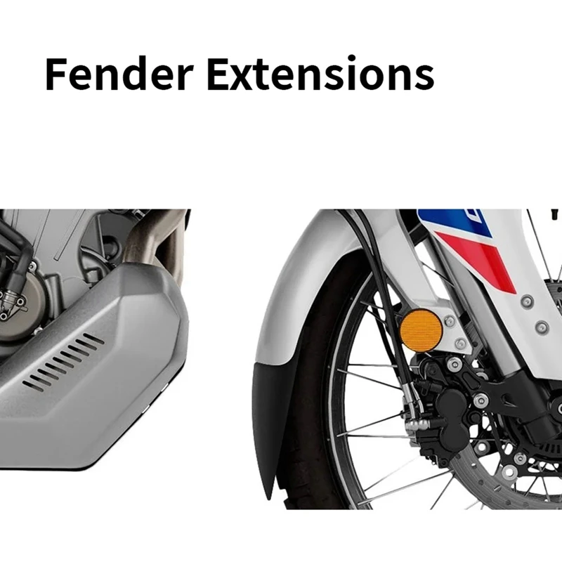 Переднее крыло брызговик удлинитель черный мотоциклетный аксессуары для