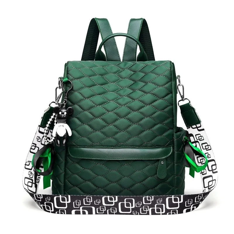 

Plaid Laptop Backpack Anti Theft Stylish Casual Daypack Travel Business College School Bookbag for Women Girls Green Backpacks