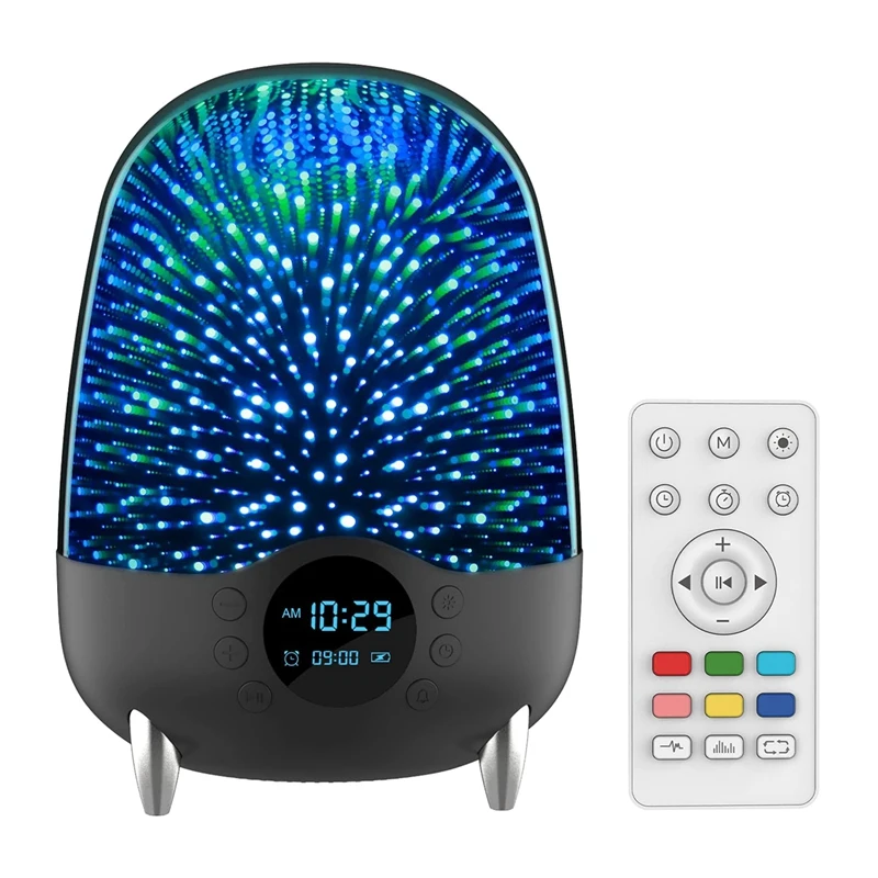 

Night Light Bluetooth Speaker, 3D Galaxy Table Lamp RGB Colour Changing LED,Bedside Lamps 3000MAh Battery