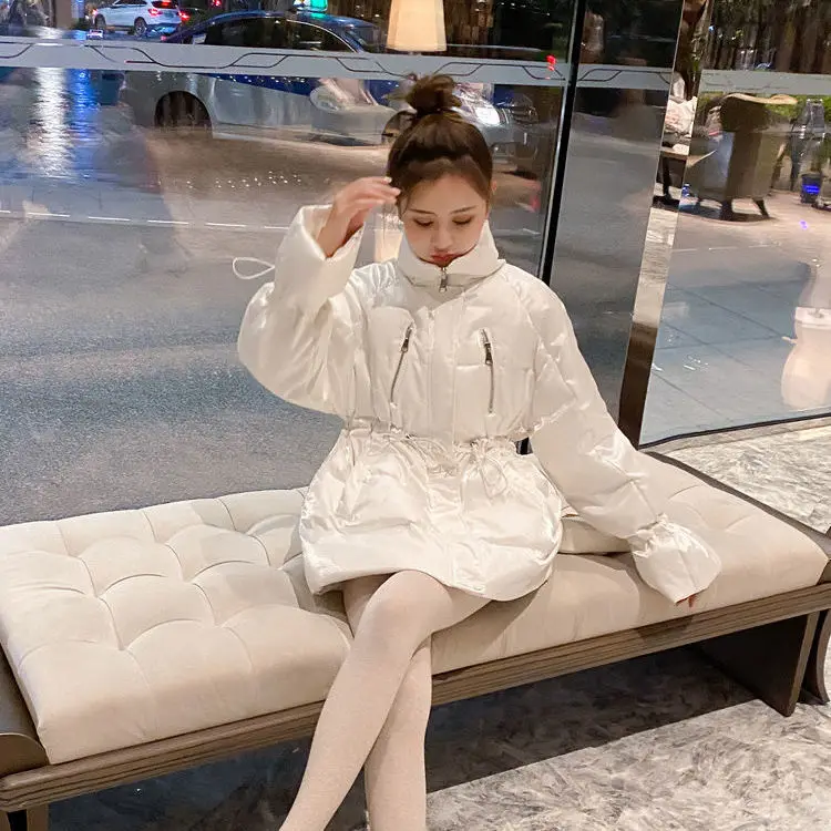 

Women's Winter Coat Thicken Hooded Puffer Jackets Water repellent Quilted Winter Parkas 2022 Spring Autumn Winter