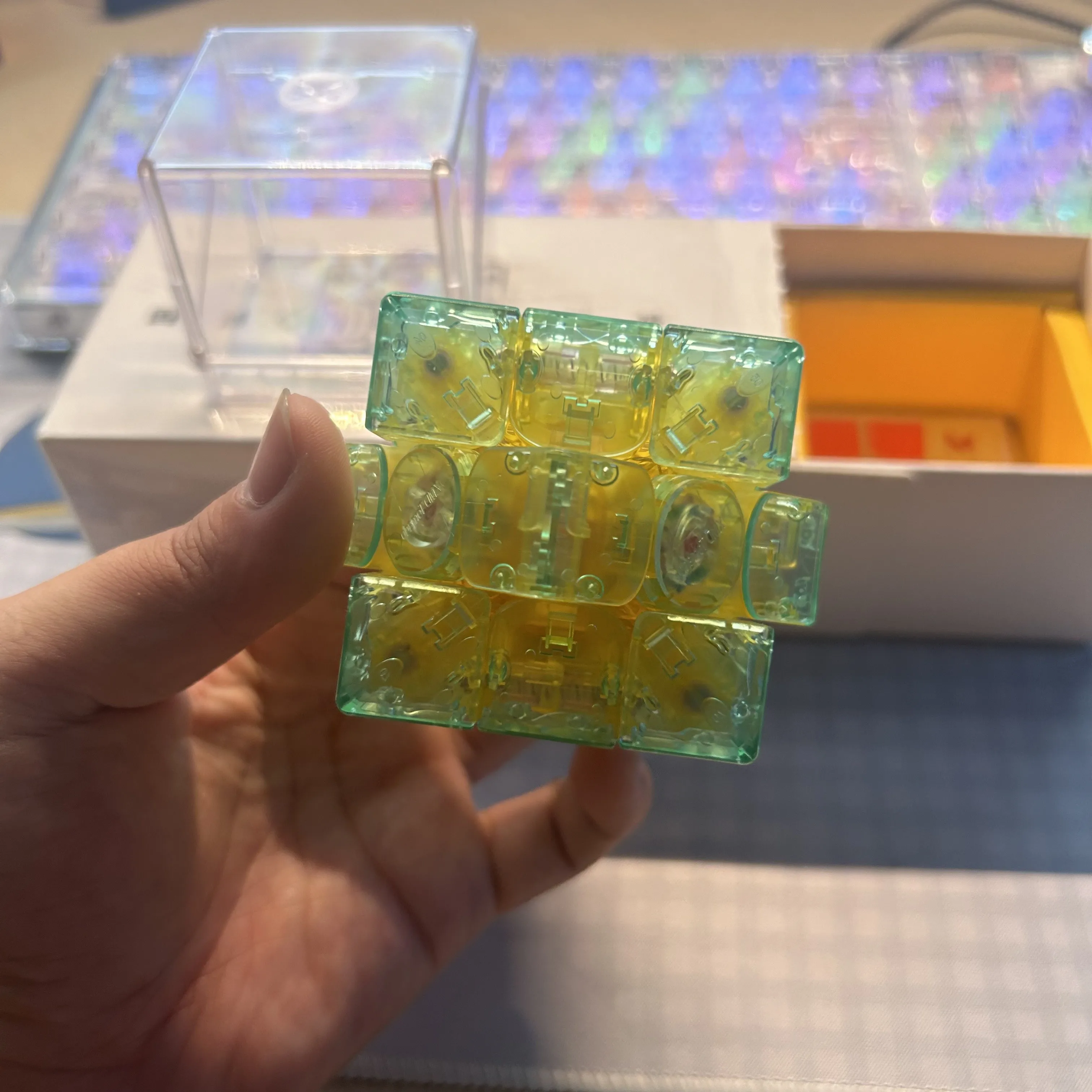 Магнитный Изумрудный кубик 3x3