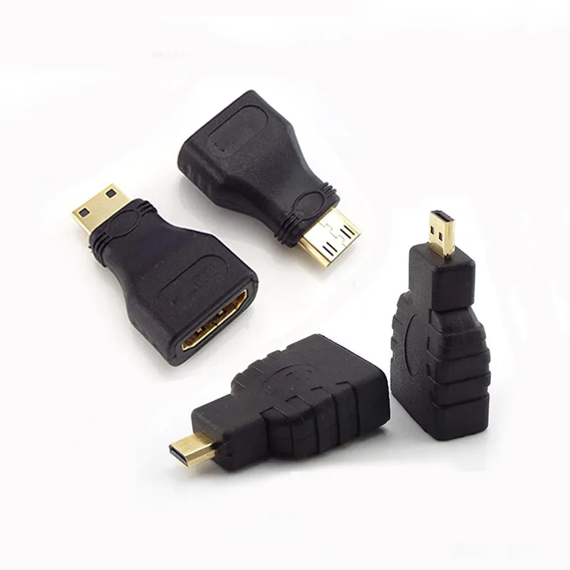 Male to Female Converter Mini HDMI-compatible Connector for HDTV 1080p HD TV Camcorder Micro Extension Cable Adapter
