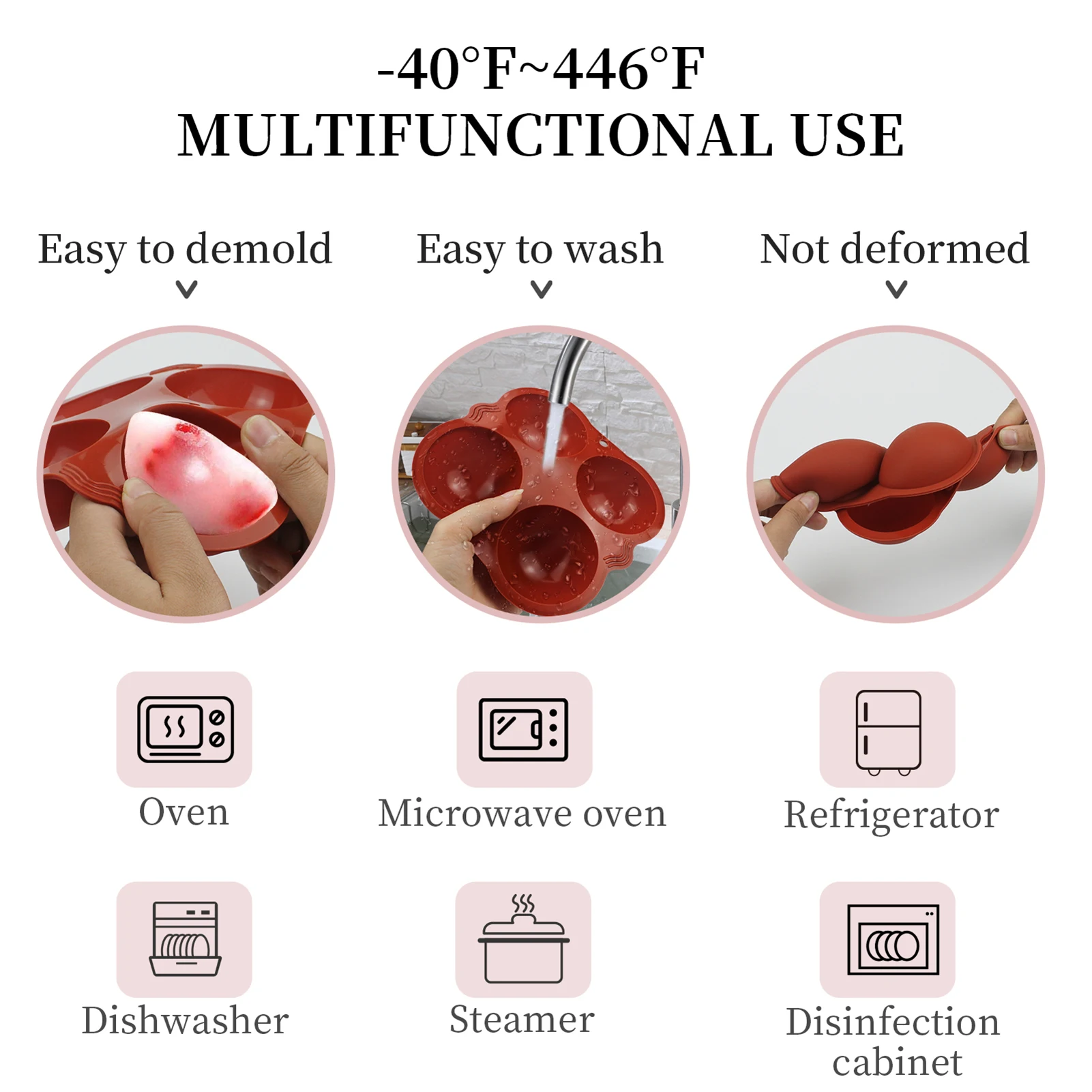 Большая полусфера силиконовая форма для выпечки 3D шоколада Полусферы кексов