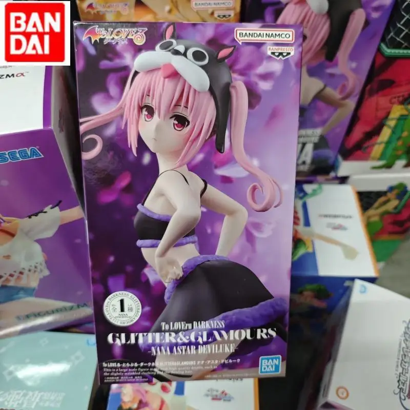 Фото В наличии оригинальная фигурка Bandai Namco To Love Darkness Nana Asta Deviluke Kotegawa Yui из ПВХ, модель аниме, подлинное украшение для рабочего стола №4