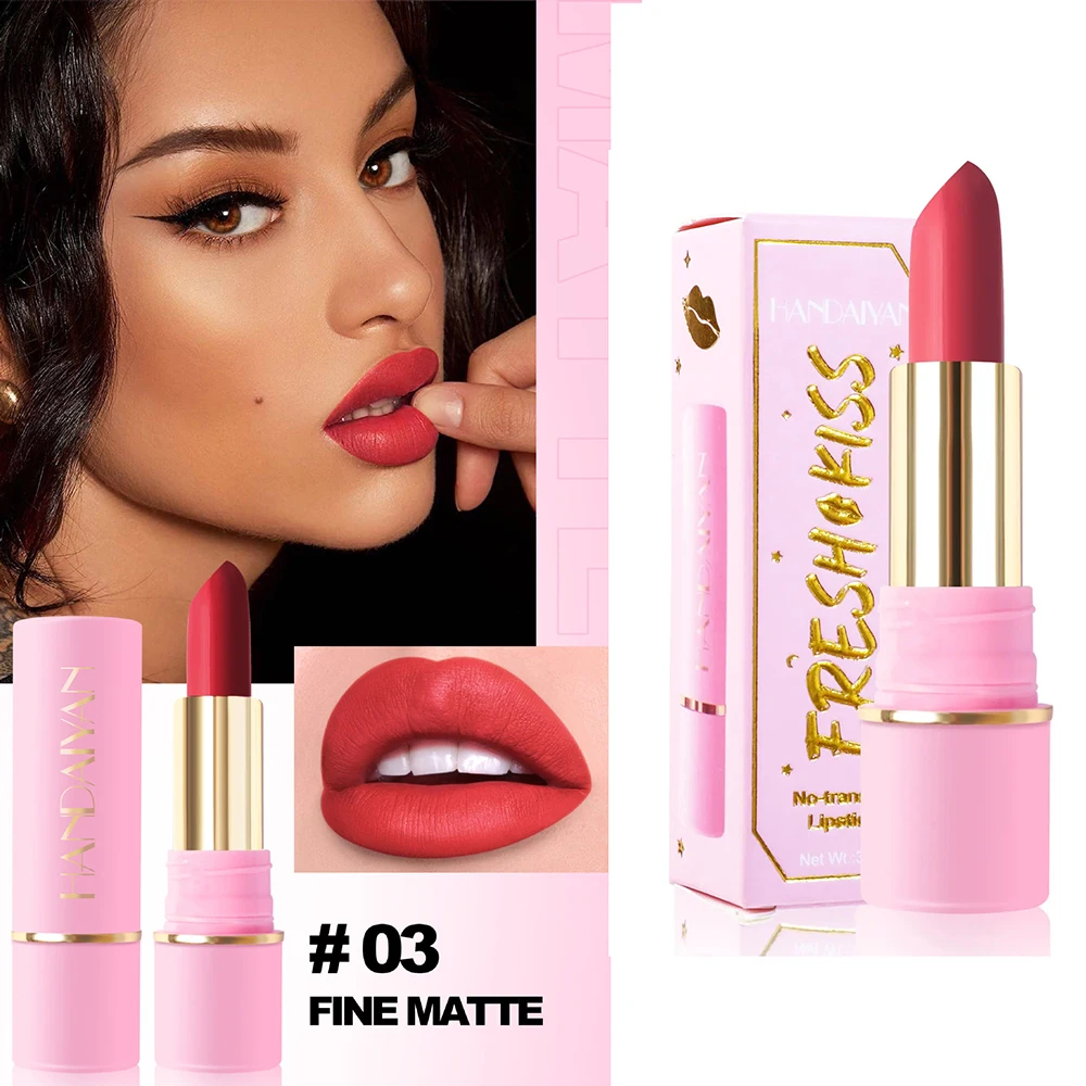 

10Colors Waterproof Nude Matte Lipsticks Long Lasting Lip Stick Not Fading Red Pink Velvet Lipsticks Makeup Lips Cosmetic