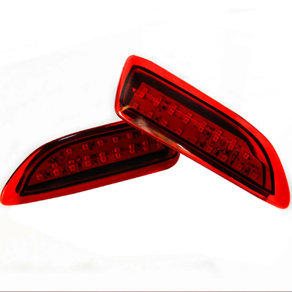 

Durable High Quality Practical Useful Rear Bumper Light Reflector Lamp L & R Set 0.3A 2pcs Brake Lights Universal