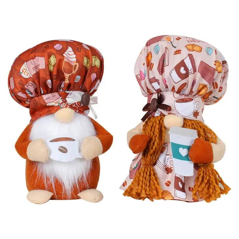 

Шеф-повар, карликовое украшение для стола, праздничная кукла Рудольфа с большой шляпой, Кухонное украшение, шеф-повар, гном, эльф, украшение для лица