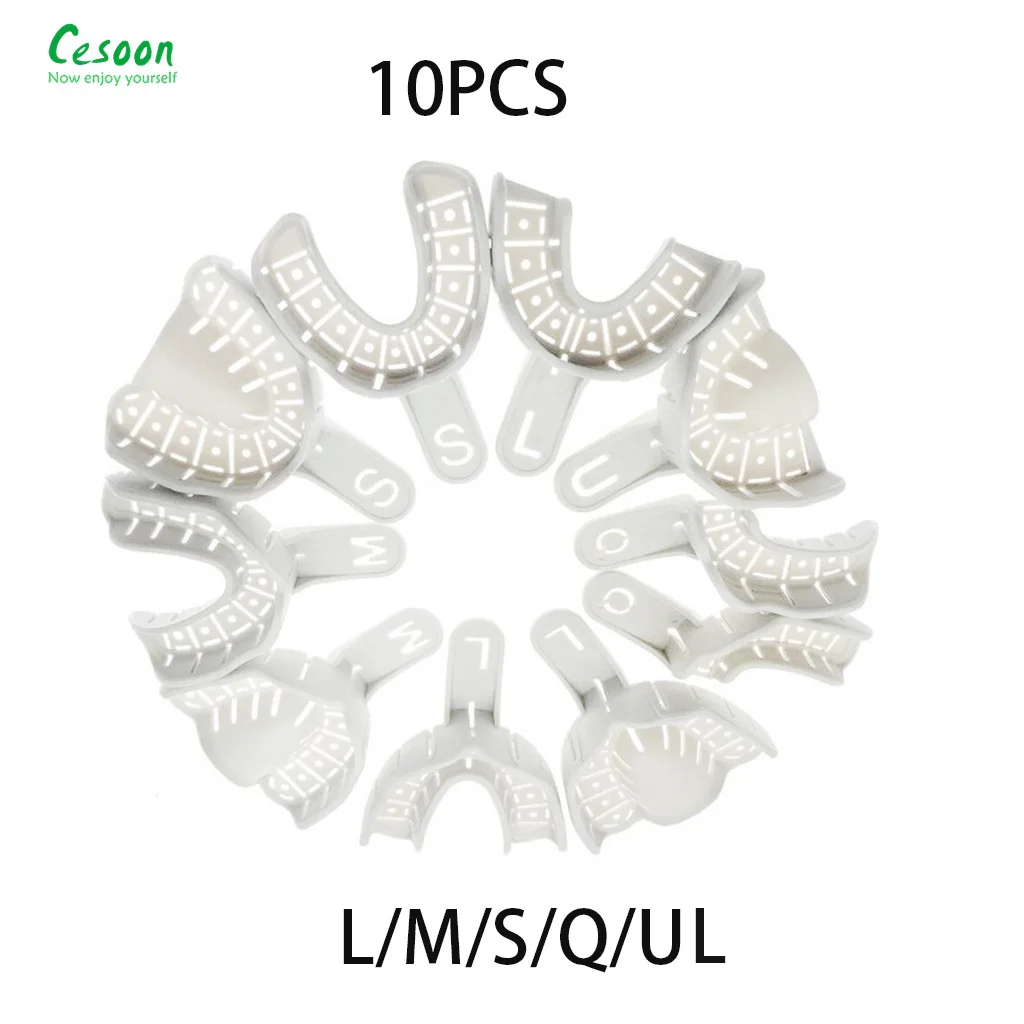 

10 шт./набор, пластиковые подносы для отбеливания зубов