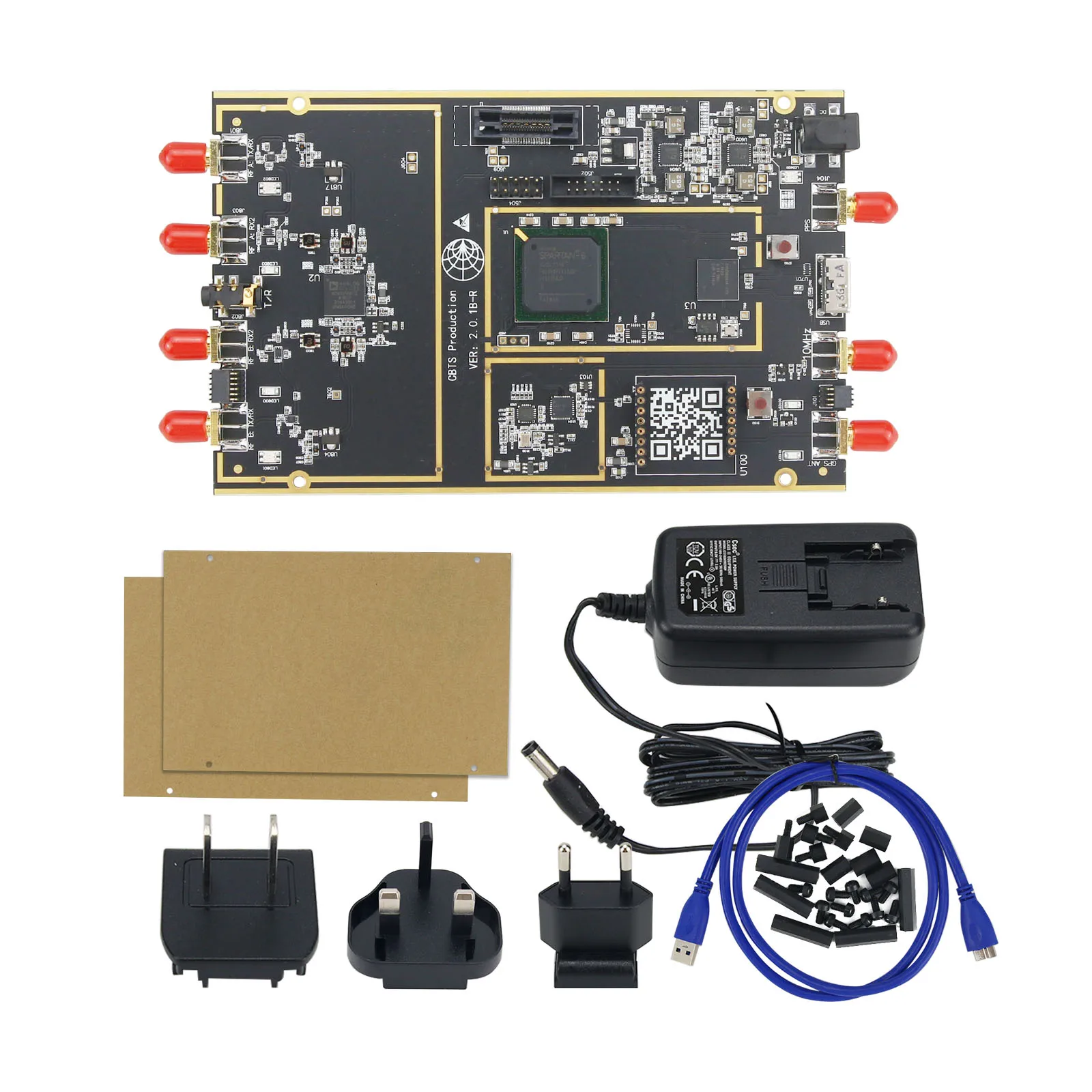 Фото HAMGEEK Новый USRP B210 70МГц-6ГГц USB3.0 SDR программно-определяемое радио AD9361, совместимое с ETTUS и драйвером USRP UHD B2XX №1