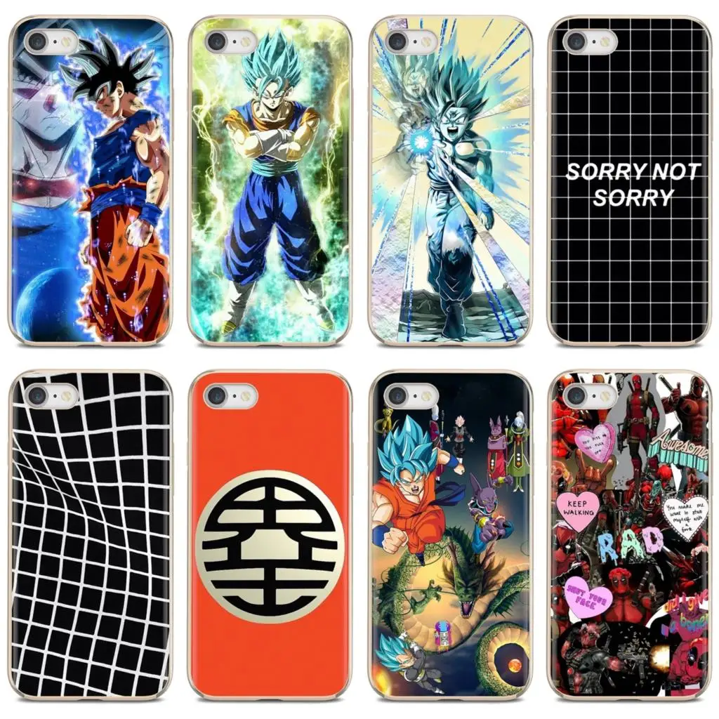 Мягкий прозрачный чехол Dragon Ball Son Goku Deadpool Stripe для Motorola Moto G5 G5S G6 Z Z2 Z3 C G G2 G3 X4 E4 E5 Play Plus