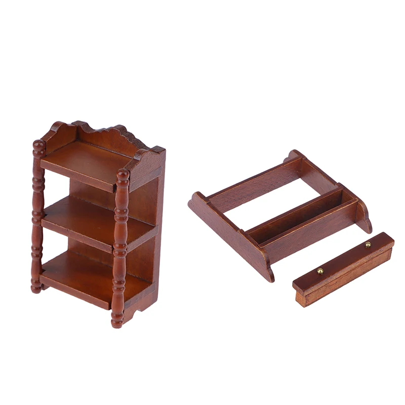 

1:12 миниатюрный подвесной шкаф для кукольного домика, настенный шкаф, стеллаж для хранения, полка, мебель для гостиной, кухни, модель, декоративная игрушка, 2 вида