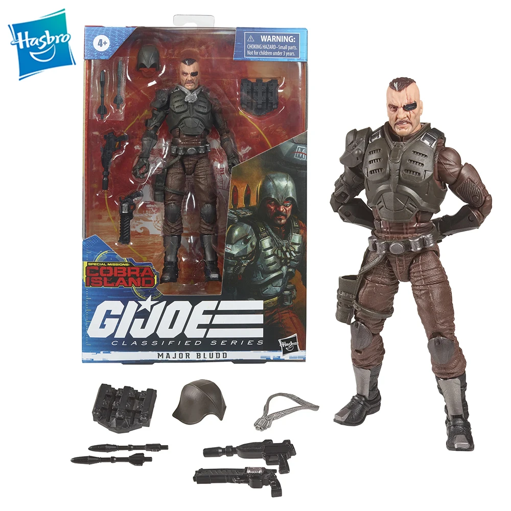 

[In-Stock] Hasbro G.I. Joe Classified Series Special Missions: Cobra Island Major Bludd Action Figure Collectible Model Toy Gift