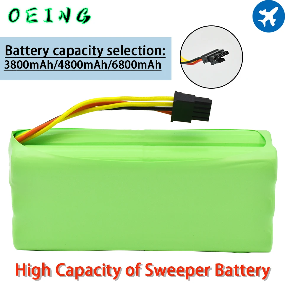 

Genuine 14.4V 2500MAH Ni-Mh Battery for Ecovacs Deebot Deepoo X600 ZN605 ZN606 ZN609 Midea Redmond Vacuum Cleaner