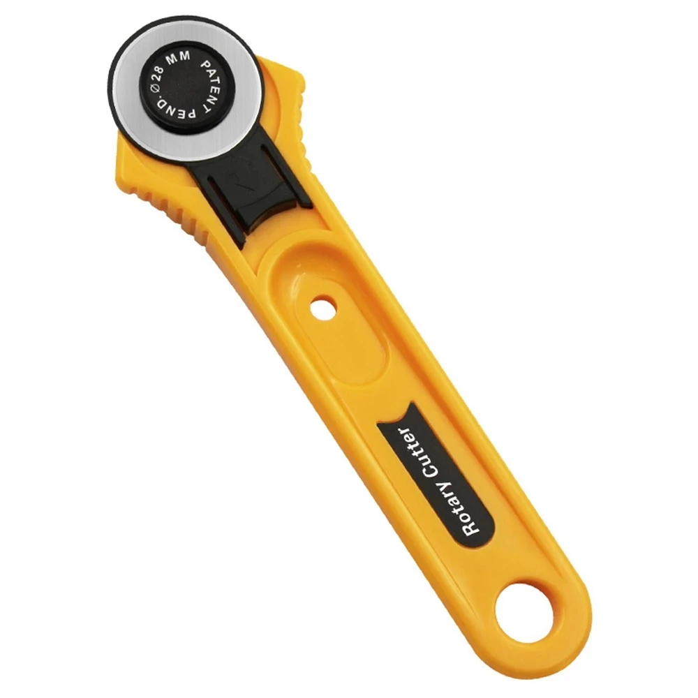 28mm Rotary Cutter With Scale Leather Tools DIY Patchwork Sewing Circular Blade Paper Cloth Cutting Fabrics Craft Tool |
