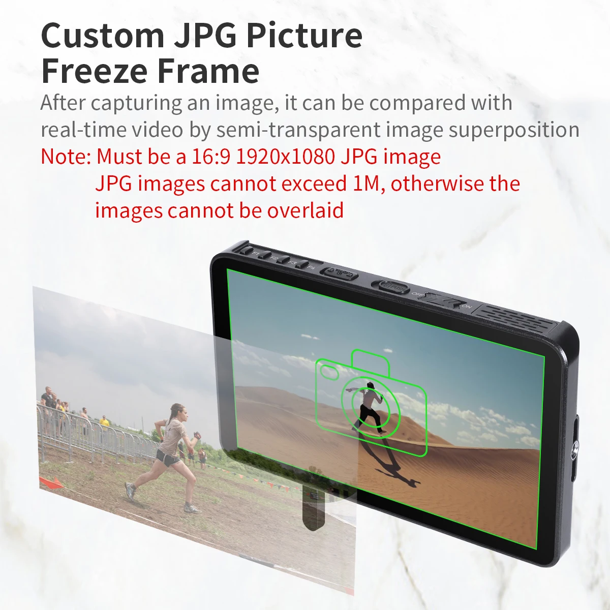 Монитор для камеры Portkeys LH7P 7 '&#x271000NIT камера с сенсорным экраном монитор