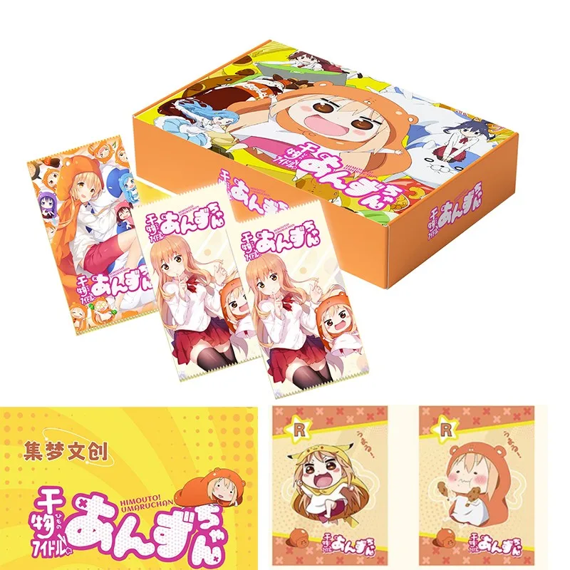 Новый Himouto! Коллекционные карты Умару-Чан, японское аниме U · M · R Motoba Kirie, тисненые окошки, ручная работа, детская игрушка