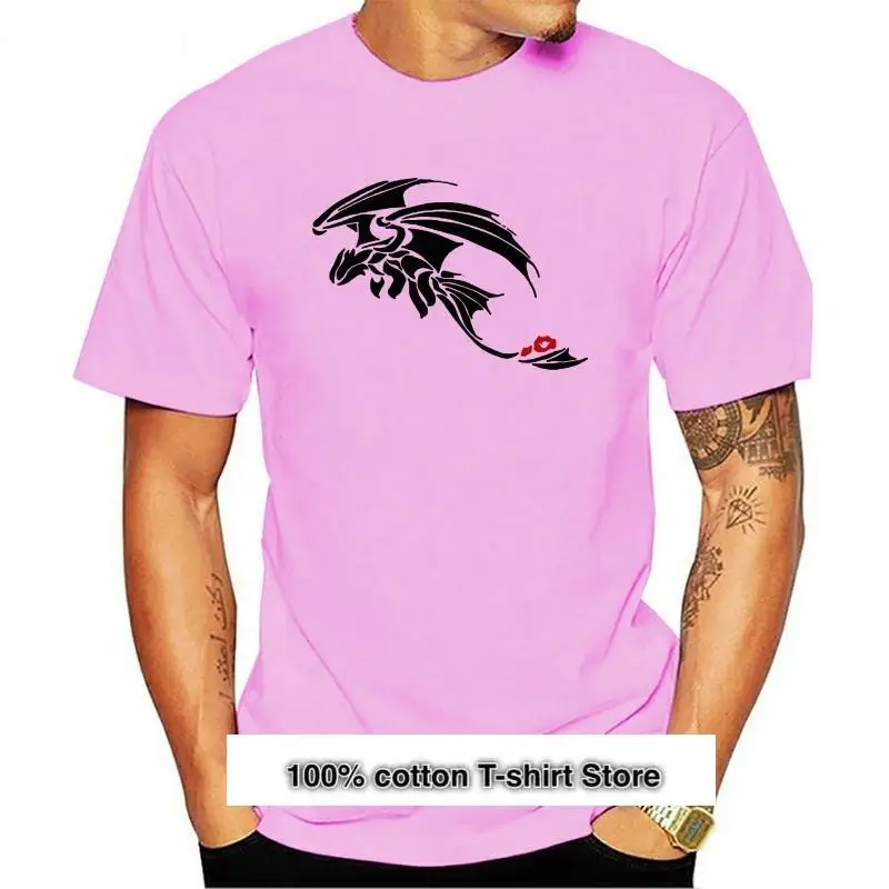 

Camiseta con estampado de dragón para hombre y mujer, camiseta sin dientes, divertida, Tribal, nueva