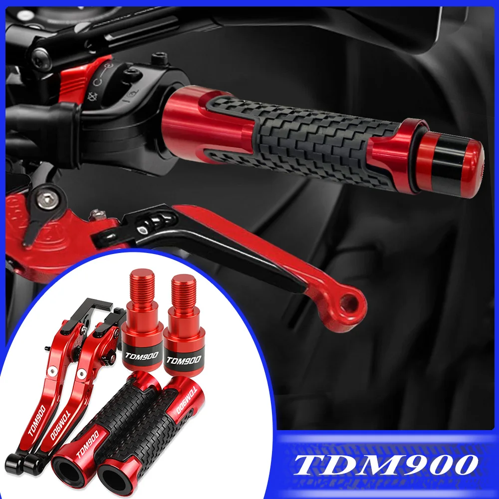 

For YAMAHA TDM900 TDM 900 2004-2009 2010 2011 2012 2013 2014 Motorcycle Accessories Brake Clutch Levers Handlebar Hand Grip End