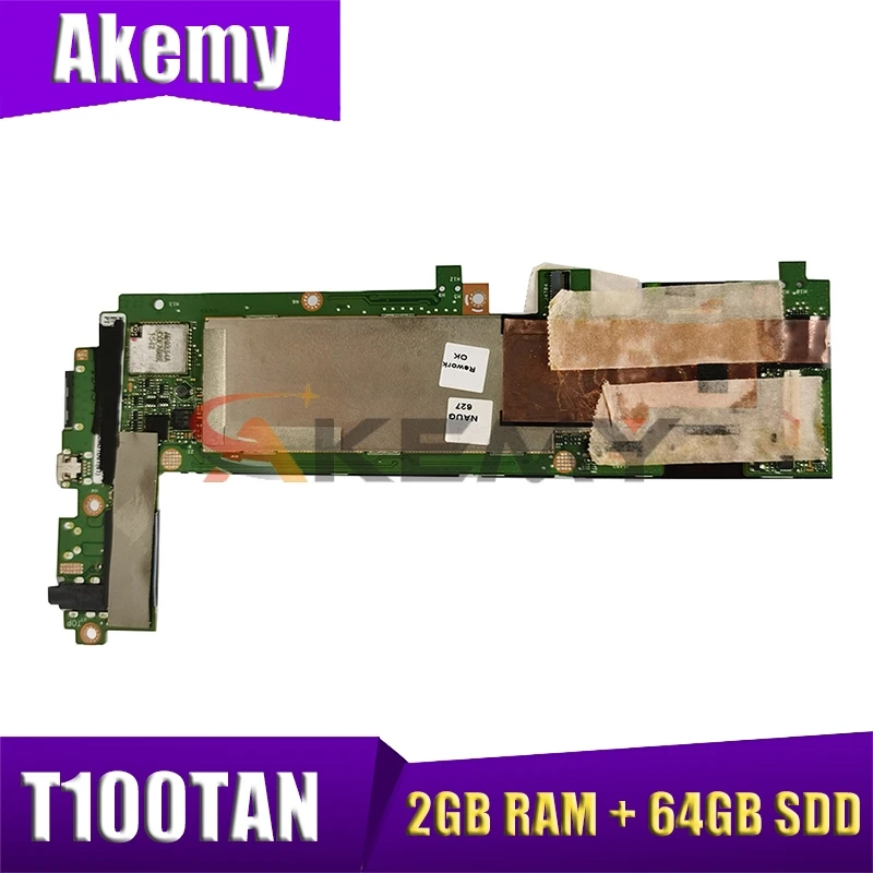 

Akemy T100TAN original motherboard with 2GB RAM + 64GB SDD For asus T100TAN T100TA laptop motherboard mainboard tested full 100%