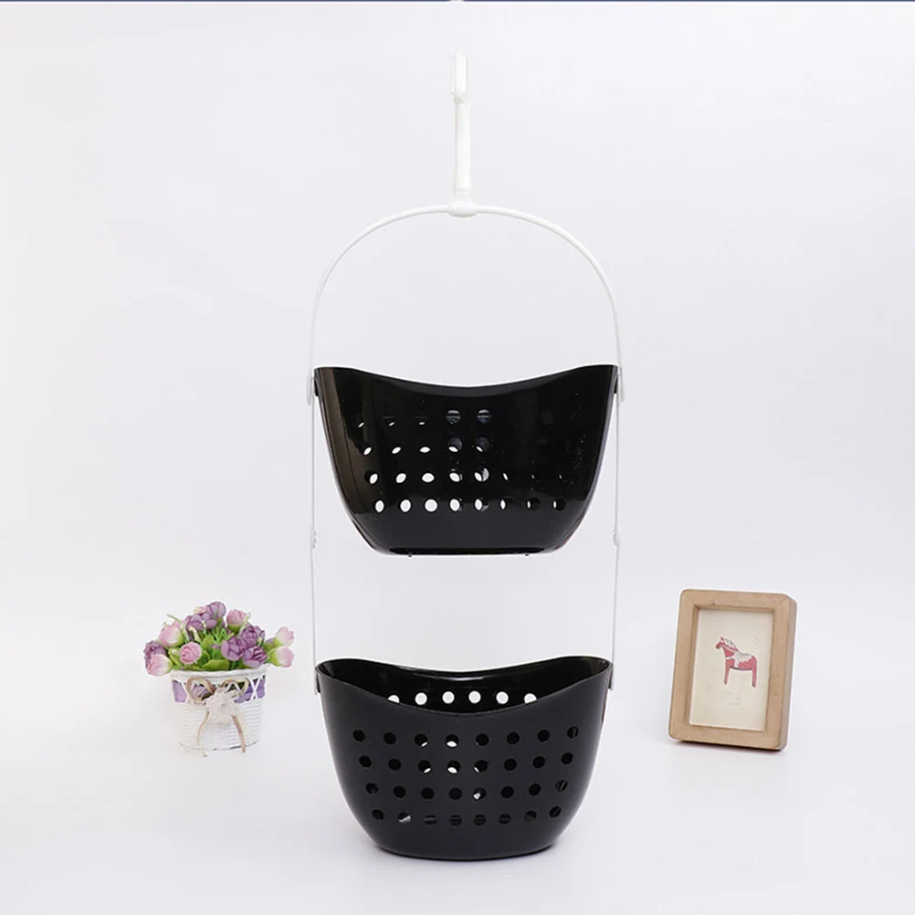 

Basket Storageorganizer Wall Shampoobathroom Hanging Binhandle Shower Bins