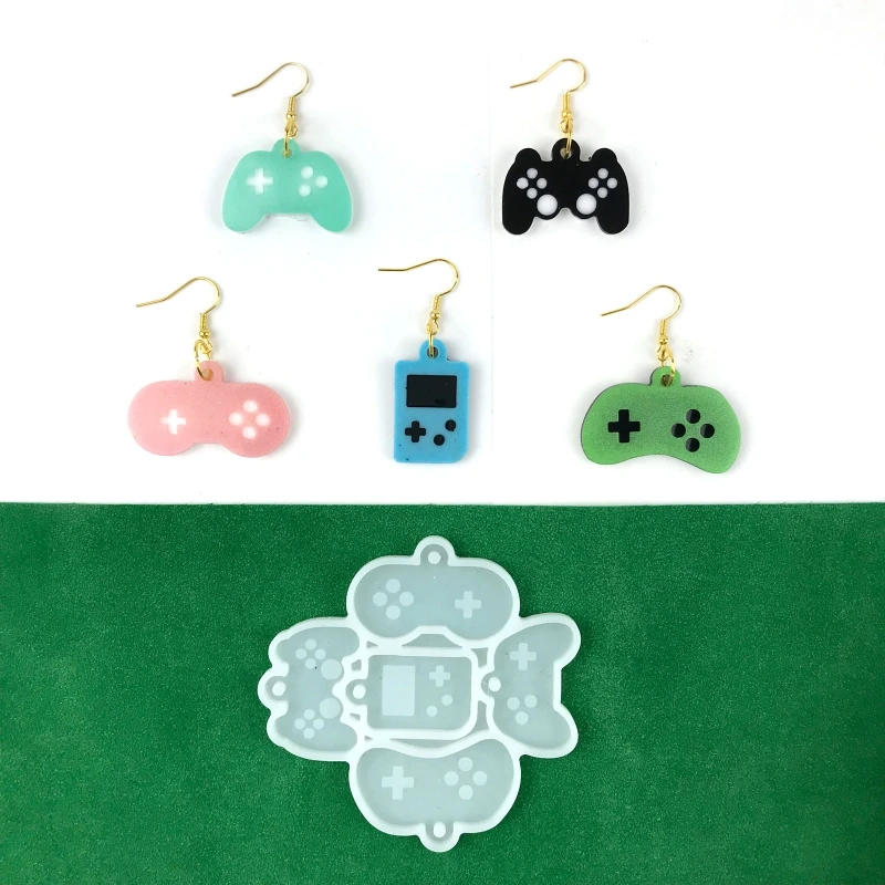 

Resin Casting Silicone Mold Game Handle Earrings Pendant Jewelry Mould DIY T8DE