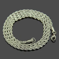 fashion titanium steel twist chain matching necklace hip hop men and women couple gold silver jewelry wedding bar party