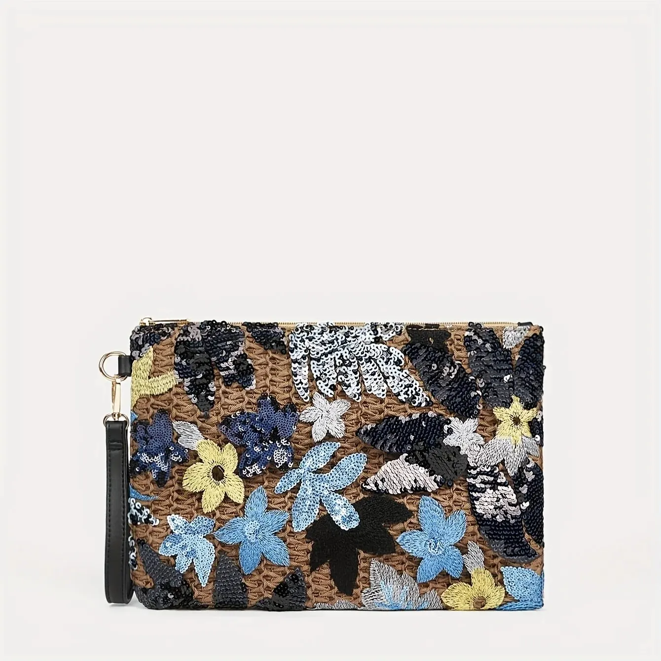 Модная блестящая расшитая бисером трендовая Красочная Сумка-конверт Женский