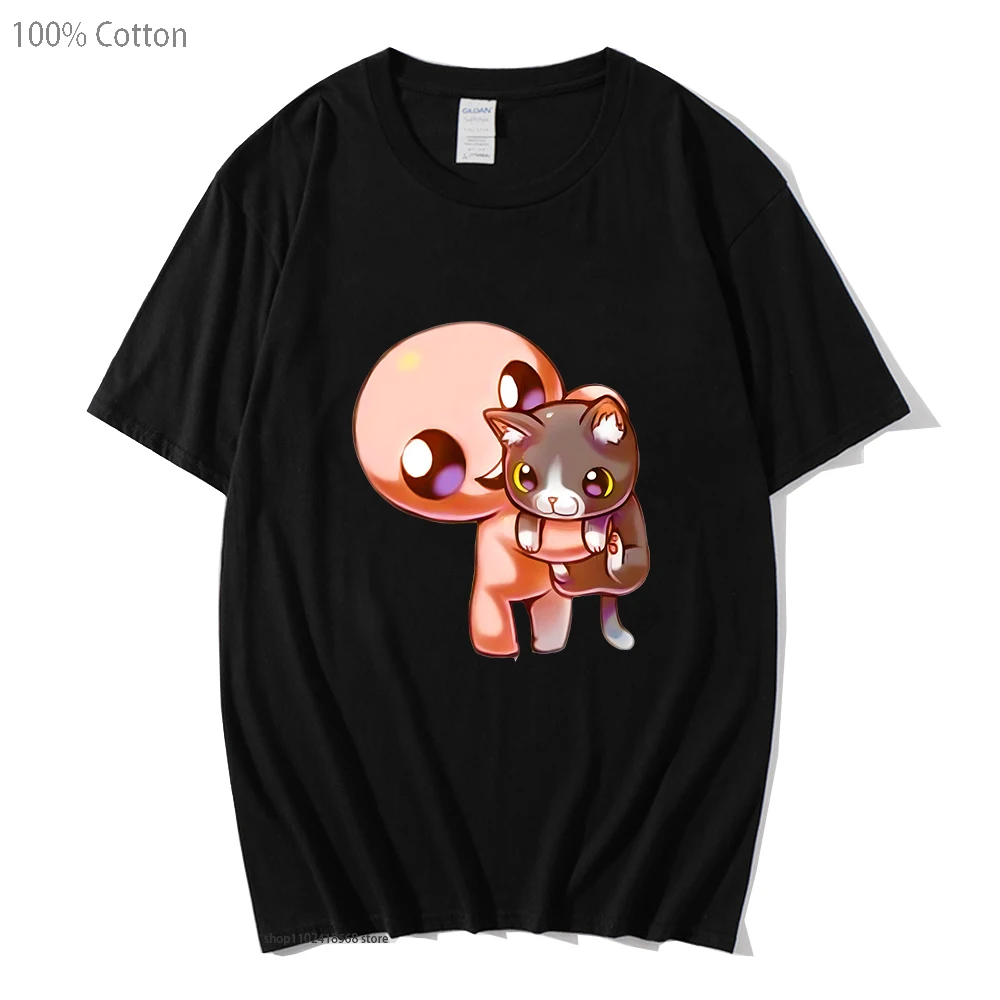

Tboi Graphic T Shirt Game The Binding of Isaac T-Shirts Men/Women Clothing Cartoon Kawaii Tops 100% Cotton Clothes Summer Casual