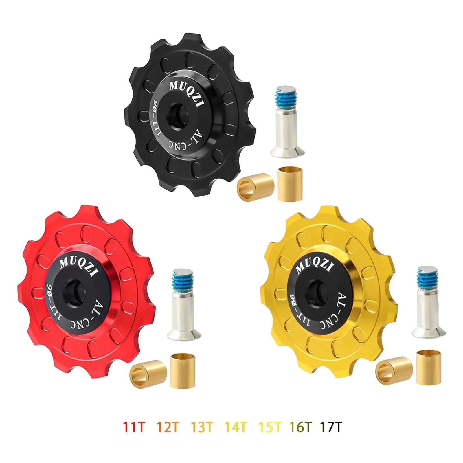

11t-17t Ceramic Aluminum Ceramic Guide Guide Rear Roller Dimeleur Porley