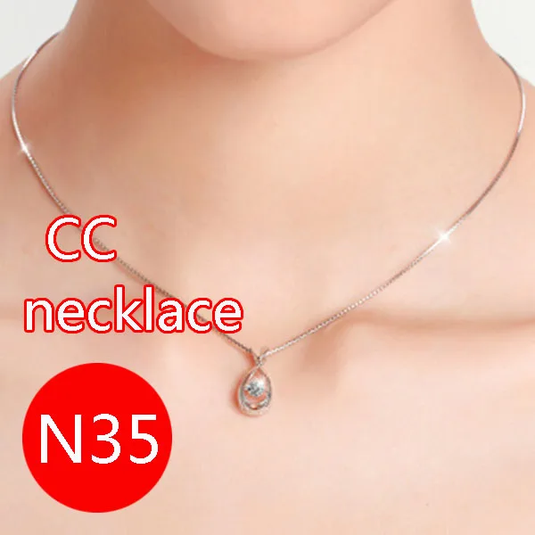 

N35 fashion necklace pendant sweater chain personality trend jewelry letter shape high quality couple gift