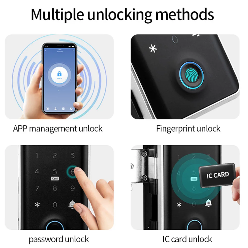 Замок для раздвижной стеклянной двери TTLOCK Bluetooth-замок режим прохождения