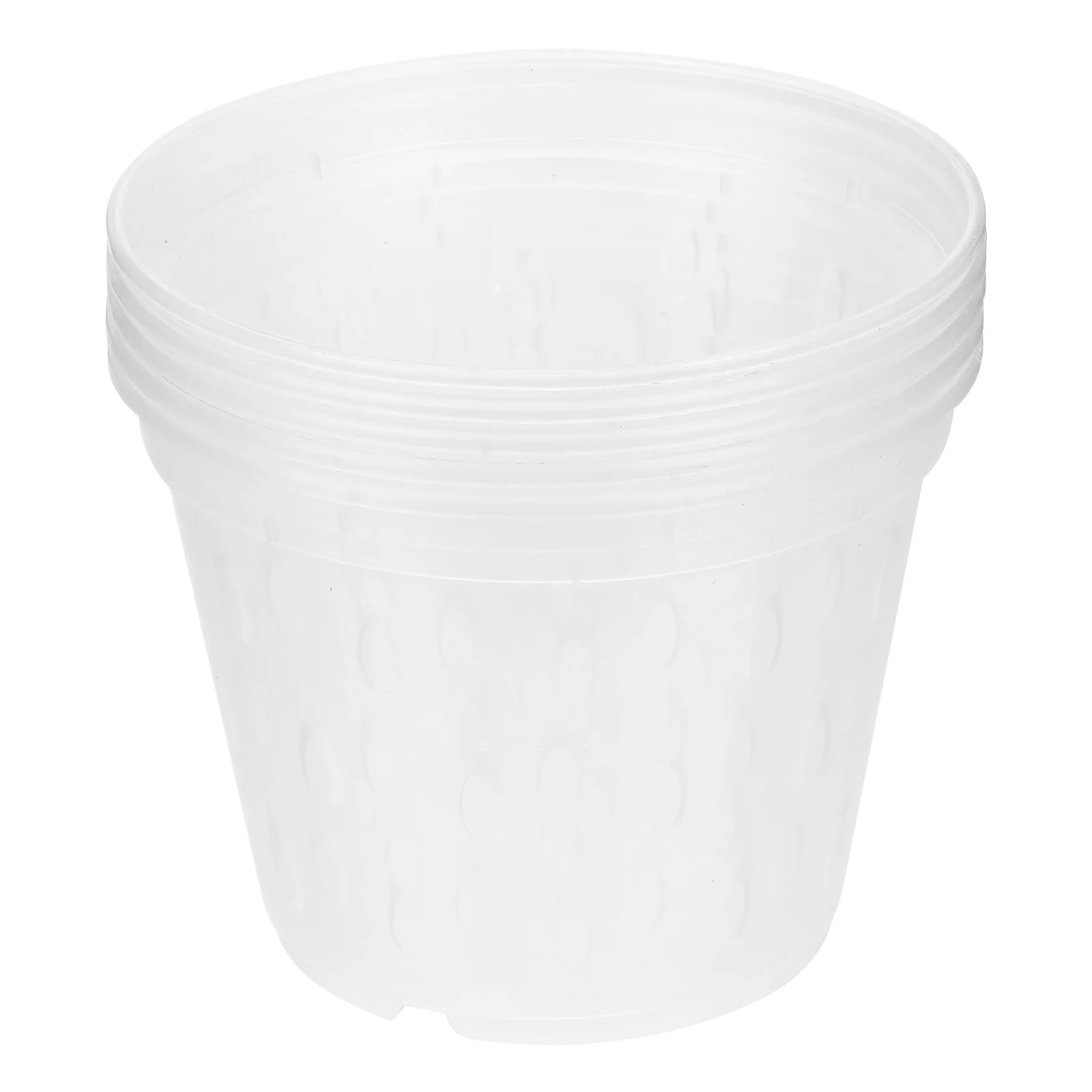 

Orchid Pot Pots Flower Clear Planter Holes Nursery Slotted Orchids Succulent Indoor Planters Starting Set Saucers