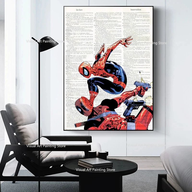 

Spiderman Movie Classical Canvas Painting and Prints Wall Art Poster Decoration Picture for Living Home Bedroom Decor Home Gifts