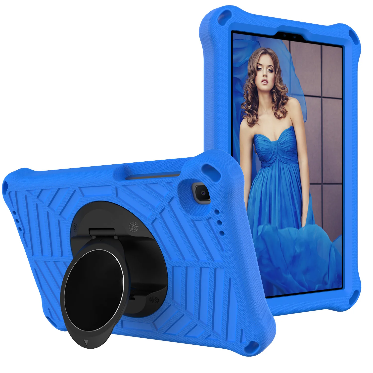 

Чехол для Samsung Galaxy Tab A7 Lite 8,7 T220 T225 2021, портативный защитный чехол для планшета «Паук Кинг», четыре стойки, держатель, задняя крышка