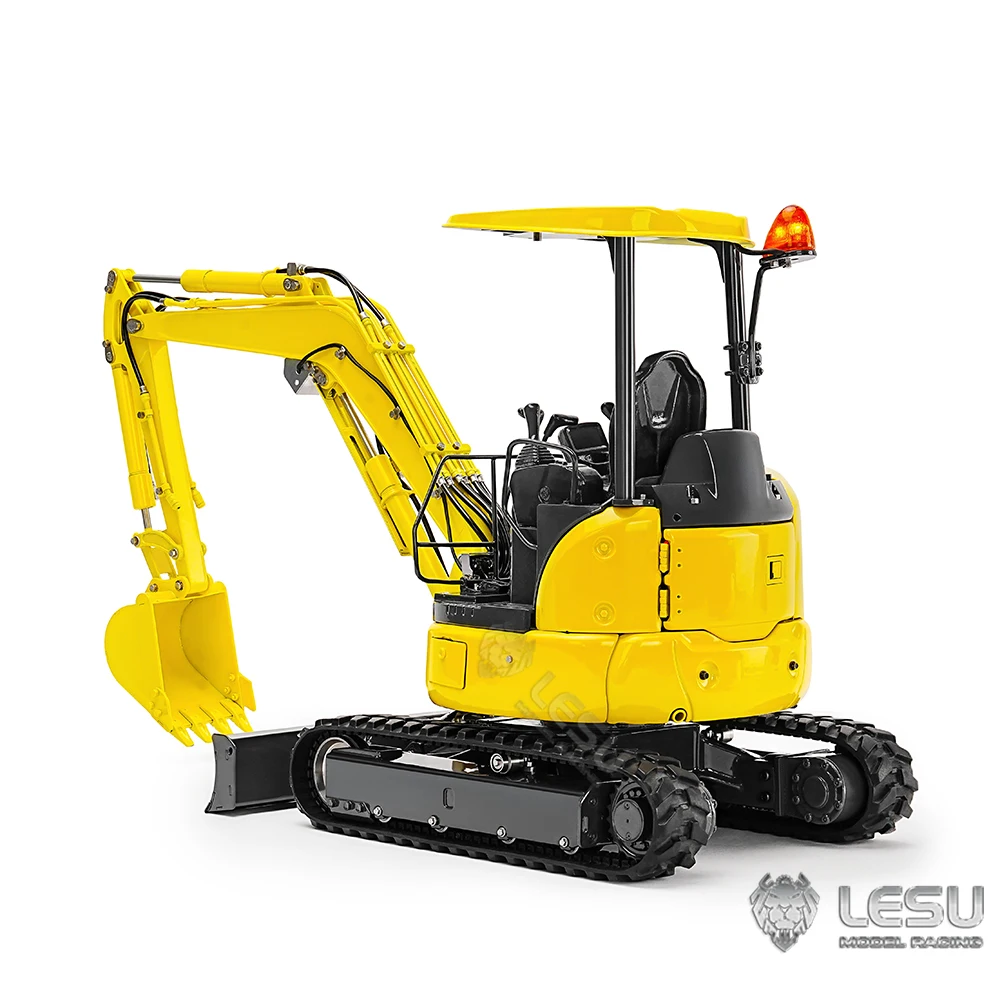 LESU 1/14 Мини RC Гидравлический экскаватор PC30 Металлический 6-канальный