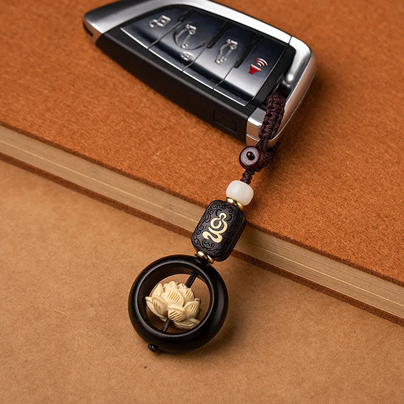 Новые буддистские аксессуары в виде лотоса деревянные бусины Будды на удачу