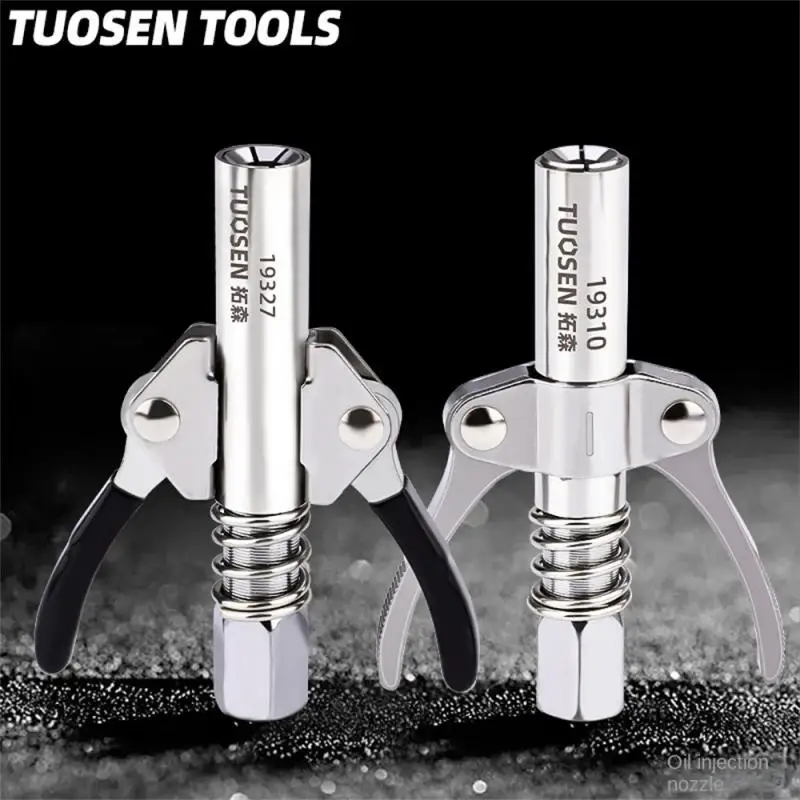 

Grease Gun Coupler 10000 PSI NPTI/8Quick Release Grease Oil Pump Tip Tool Car Syringe Lubricant Tip Repair Accessories