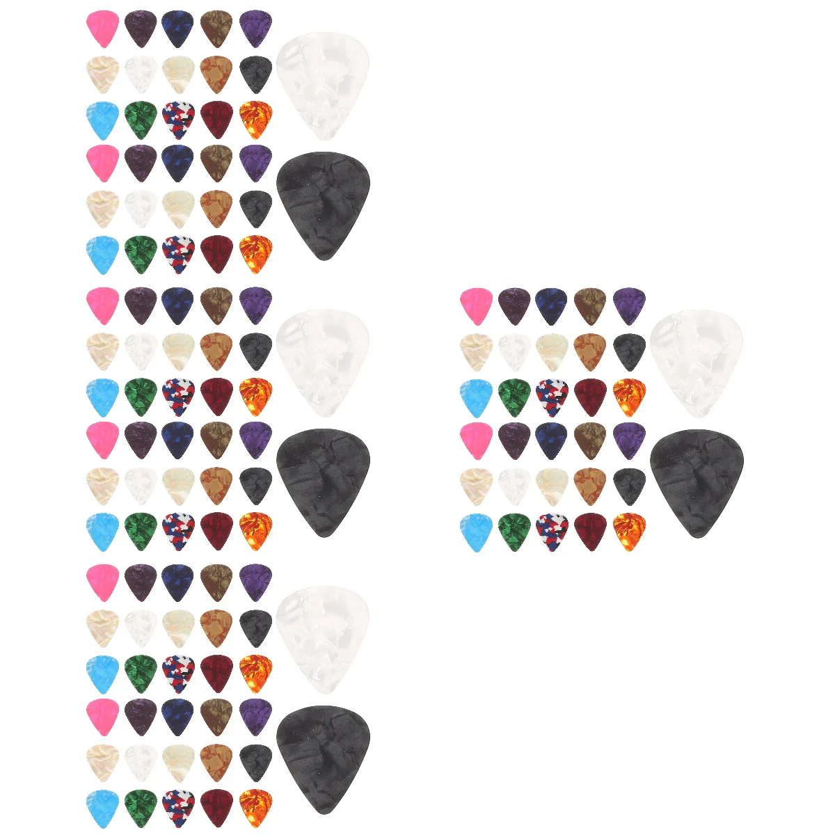 

128 pcs Multipurpose Professional Guitar Picks Guitar Accessory Portable Pick For Guitar Folk Guitar Picks