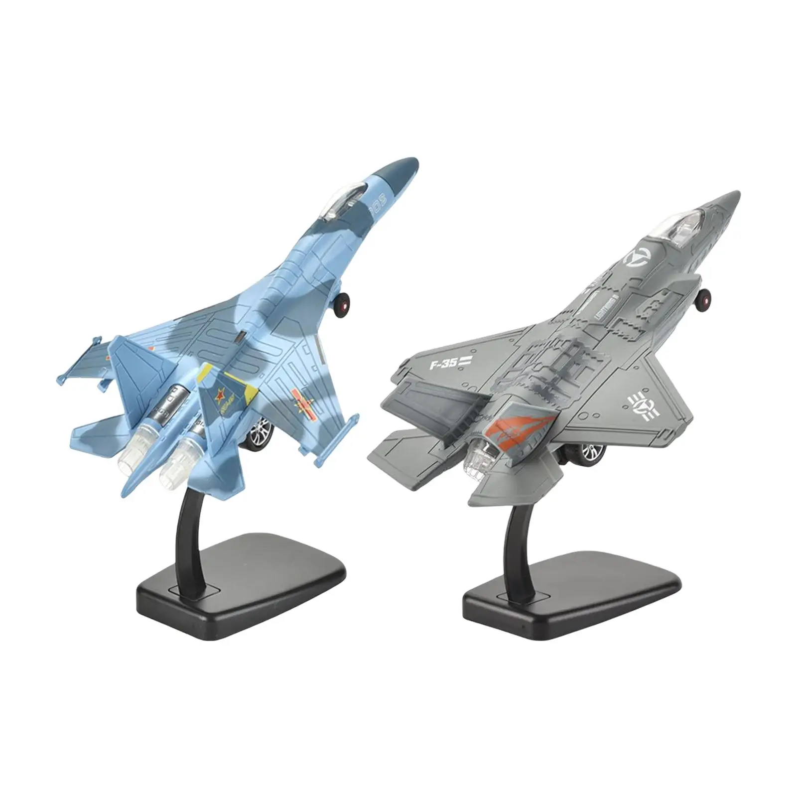 

Diecast 1/100 Russian SU35 Fighter Model Aircraft Model with Base Kids Toy Souvenir Tabletop Decor Plane Model for TV Cabinet