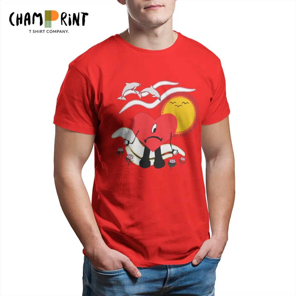 

Футболка мужская с коротким рукавом и круглым вырезом, из чистого хлопка