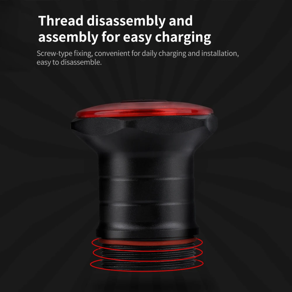 Умный задний фонарь для велосипеда стоп-сигнал и старт водонепроницаемость IPX6