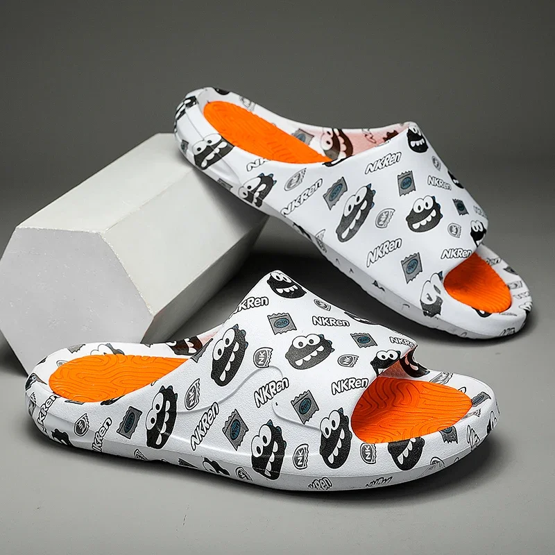 Мужские Летние сланцы без застежки дышащие пляжные сандалии для воды легкие