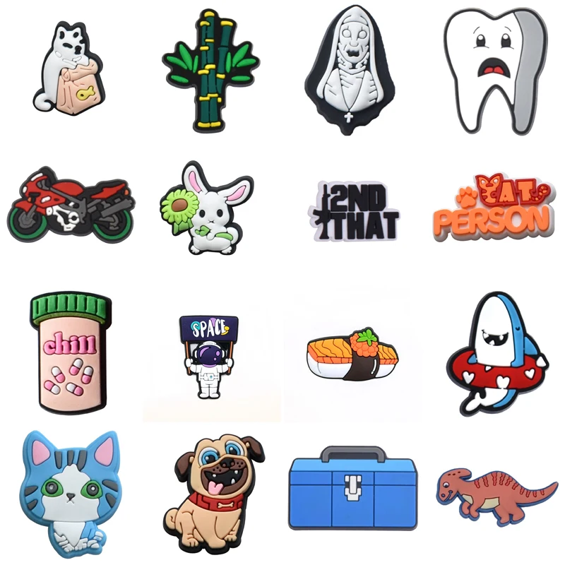 

Shoe Charm Decorations for Croc Women Charms Packs Wholesale Bulk Shoes Accessories Kids Set Jeans Girl Gifts Boy Pvc Pins Men